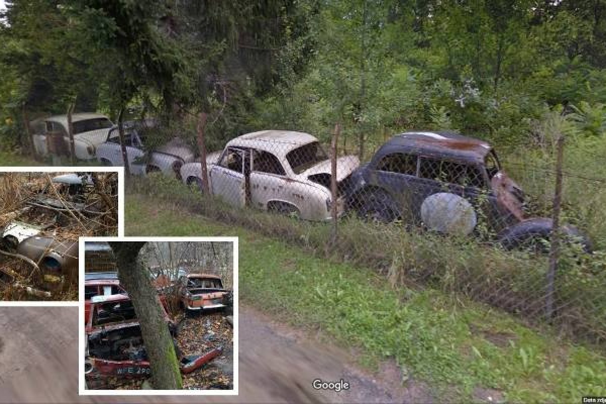 Zapomniane cmentarzysko aut w Grodzisku Mazowieckim. Historia kolekcji, która odeszła w niepamięć